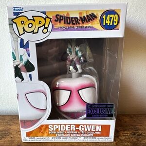 Funko Pop Marvel Spider-Gwen Bobblehead Spider-Man Spider Verse Figure #1479 NWT